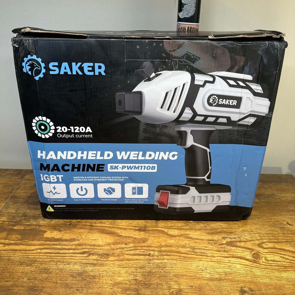 Saker Handheld Welding Machine SK-PWM110B 20-120A Portable IGBT Arc Welder Kit